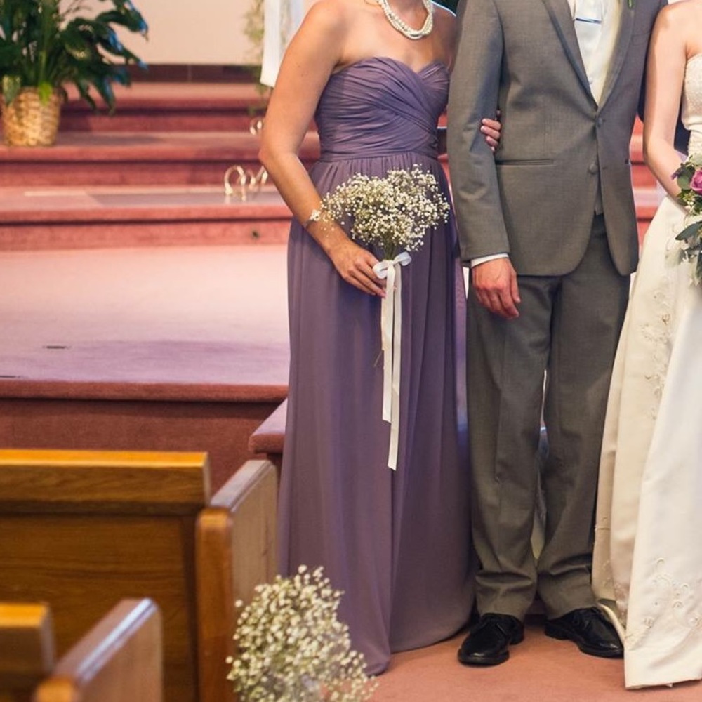 Bill Levkoff strapless Bridesmaid dress
